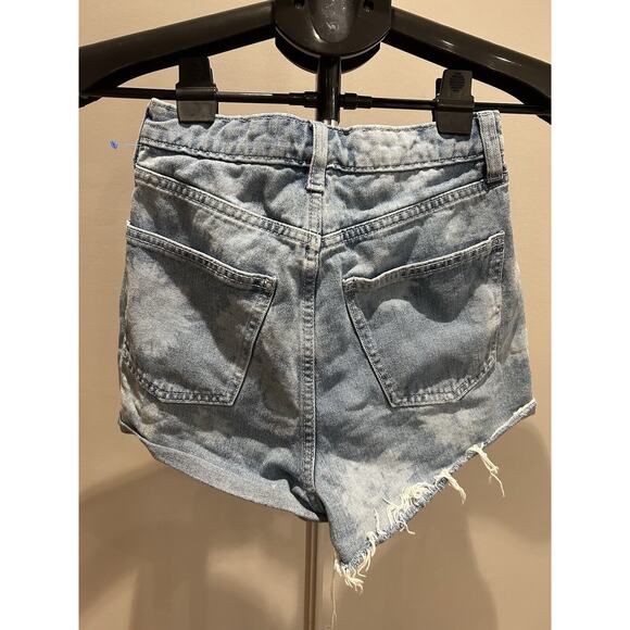 Wild Fable High-Rise Cutoff Denim Shorts Women's size 00 - Picture 2 of 4